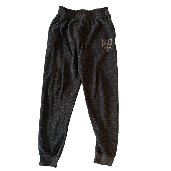 NFL New‎ Orleans Saints grey heather sweatpants. Men's size Med. GUC - Picture 1 of 8